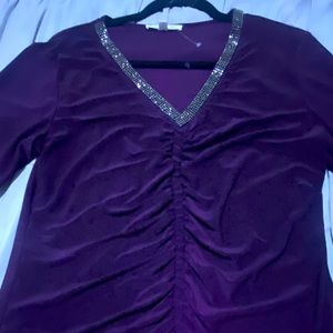 Ladies purple shirt